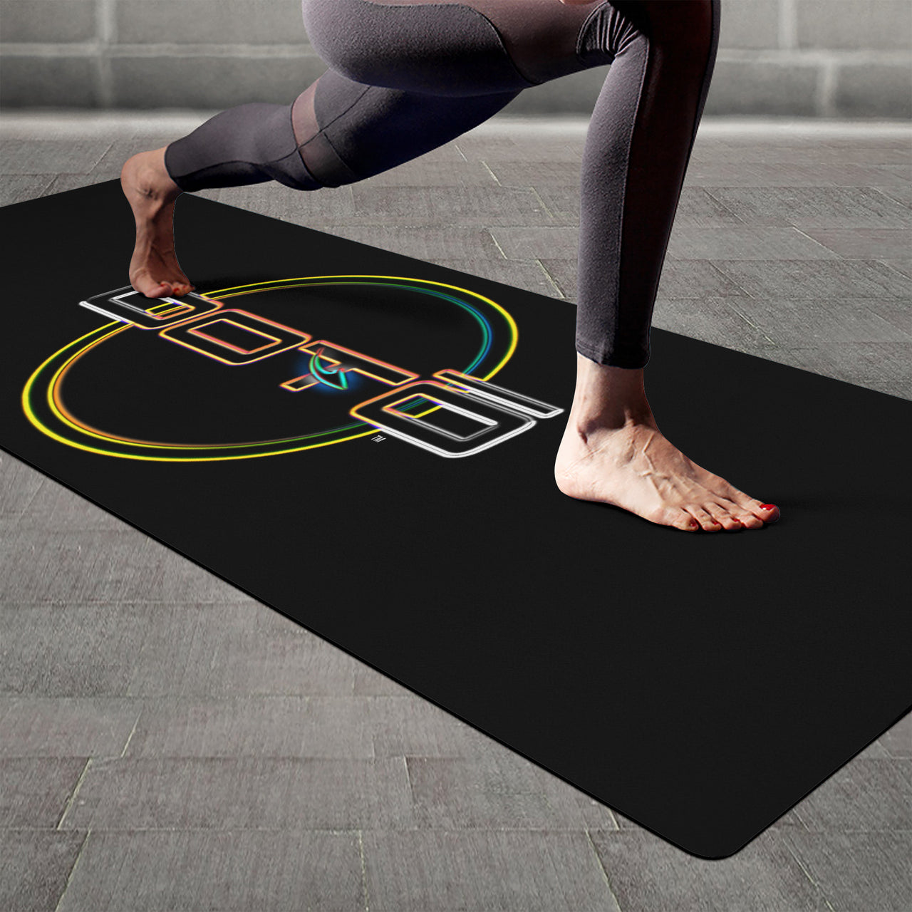 OOTO - Yoga Mat - En neon off