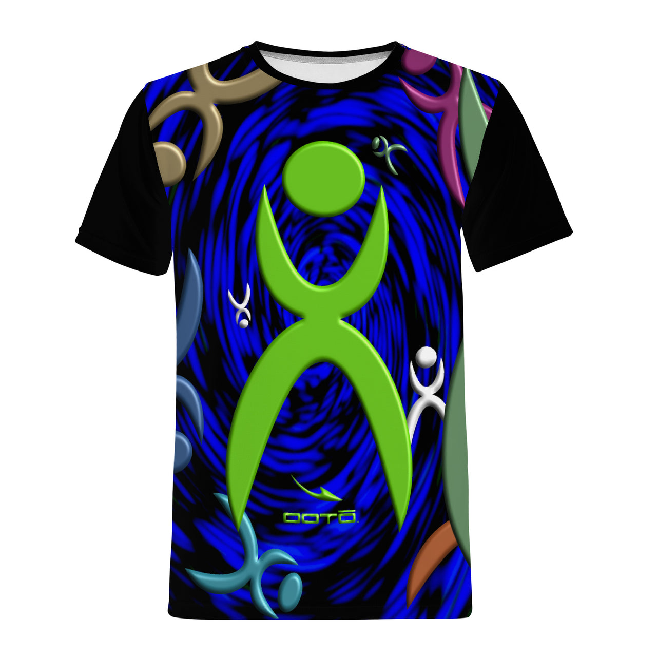 GLYPHIC EN DIMENSIONAL GRASP - D61 Men's All Over Print T-Shirt - 1 COLOR -