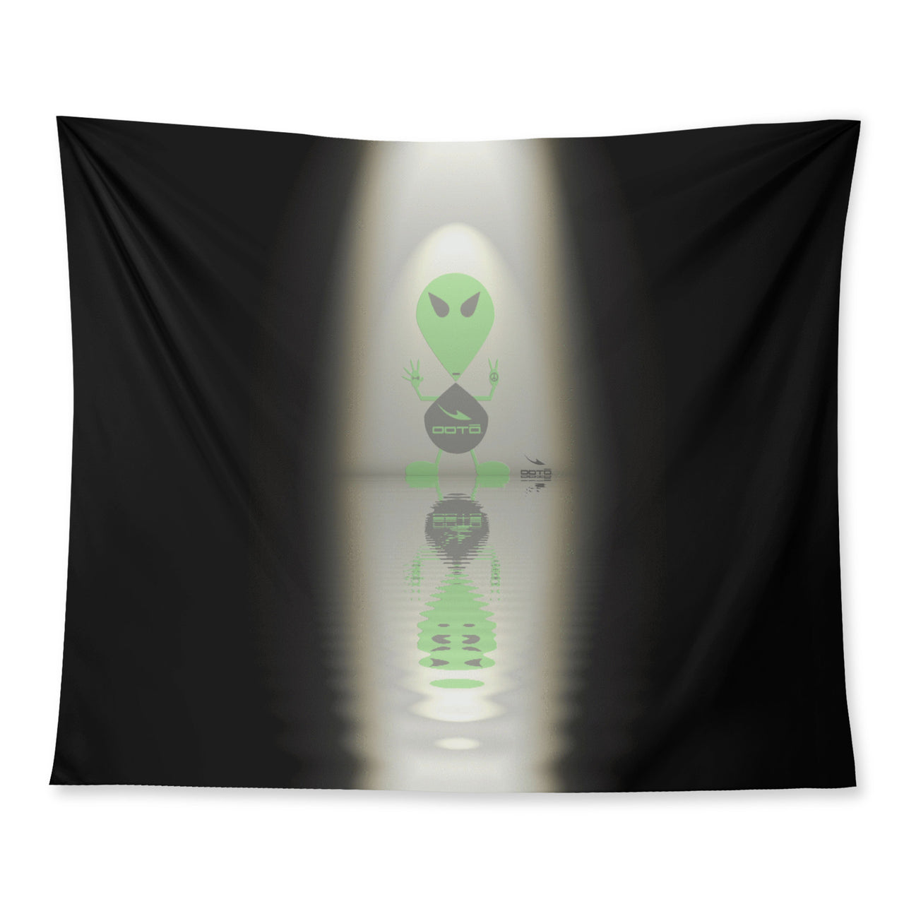 OOTO - AL REFLECTED BEAM DOWN - Wall Tapestry - 3 SIZES -