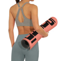 Thumbnail for OOTO - Yoga Mat - Black frame on salmon