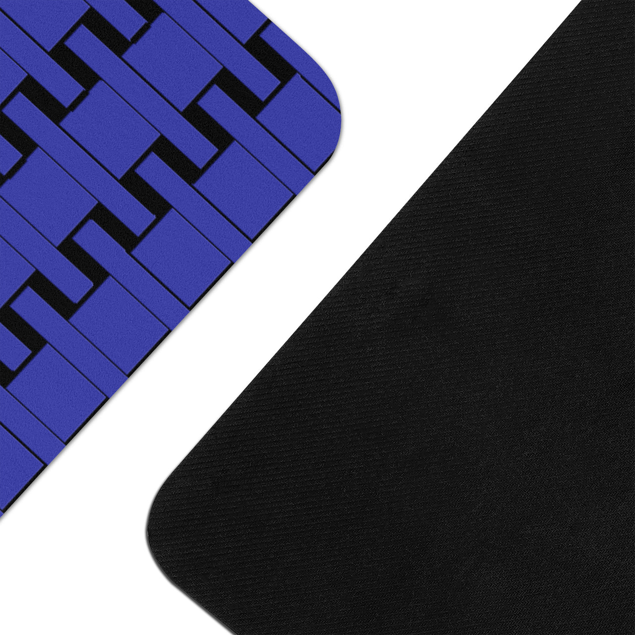 OOTO - Yoga Mat - Purple weave on Black -